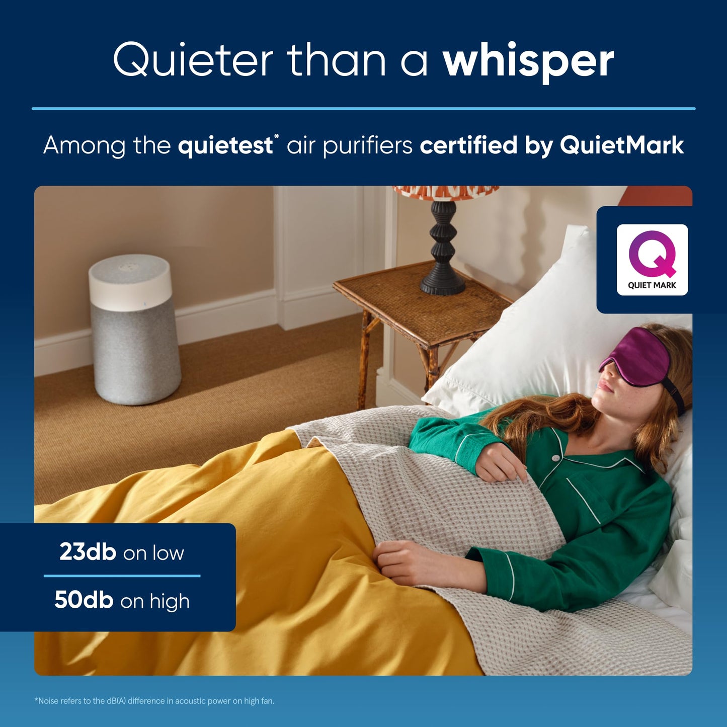 Blueair Blue Pure 311i Max HEPASilent Smart Air Purifier – Cleans up to 1,858 sq ft, Air Cleaner for Bedrooms, Kitchens & Medium Rooms